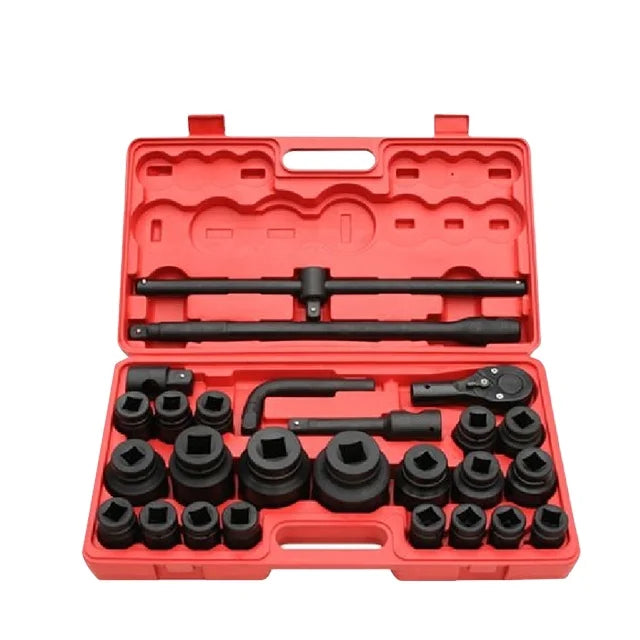 26pcs 3/4\" Impact Socket Set Hand Tools for Industrial Use 1 Year Warranty OEM Customization Packaged in Case
