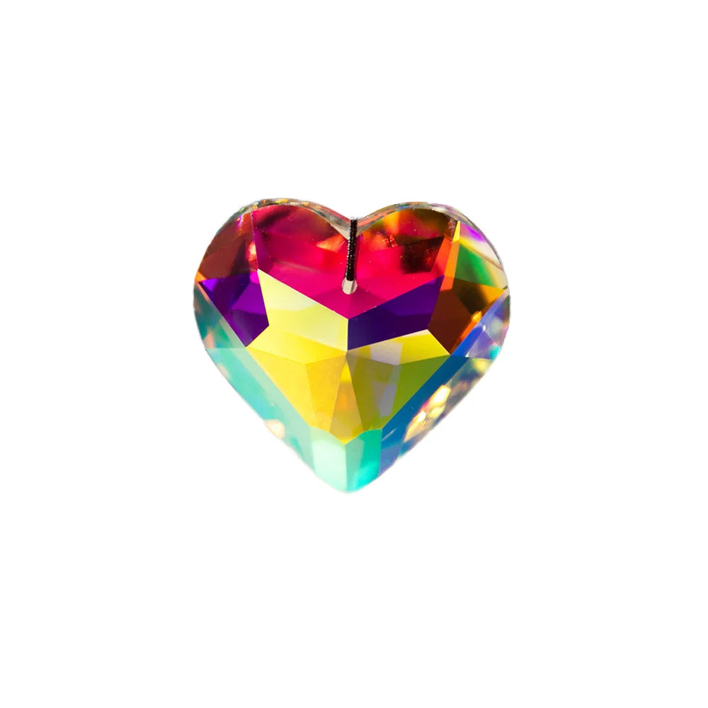 Wholesale Sun Catcher Pendant Crystal Glass Pendant Heart Water Drop Diamond Decoration