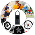 New Image Mi Electric Inflator Pump Portable Digital Tire Pressure Detection for Bicycle Disc Lock Bike Spare Parts