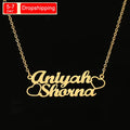 New North Customized High-Quality Stainless Steel Necklace Diy Custom Name Jewelry Pendant Necklace for Women