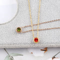 BM Hypoallergenic Women Jewelry Stainless Steel Chain Crystal Pendant Necklace