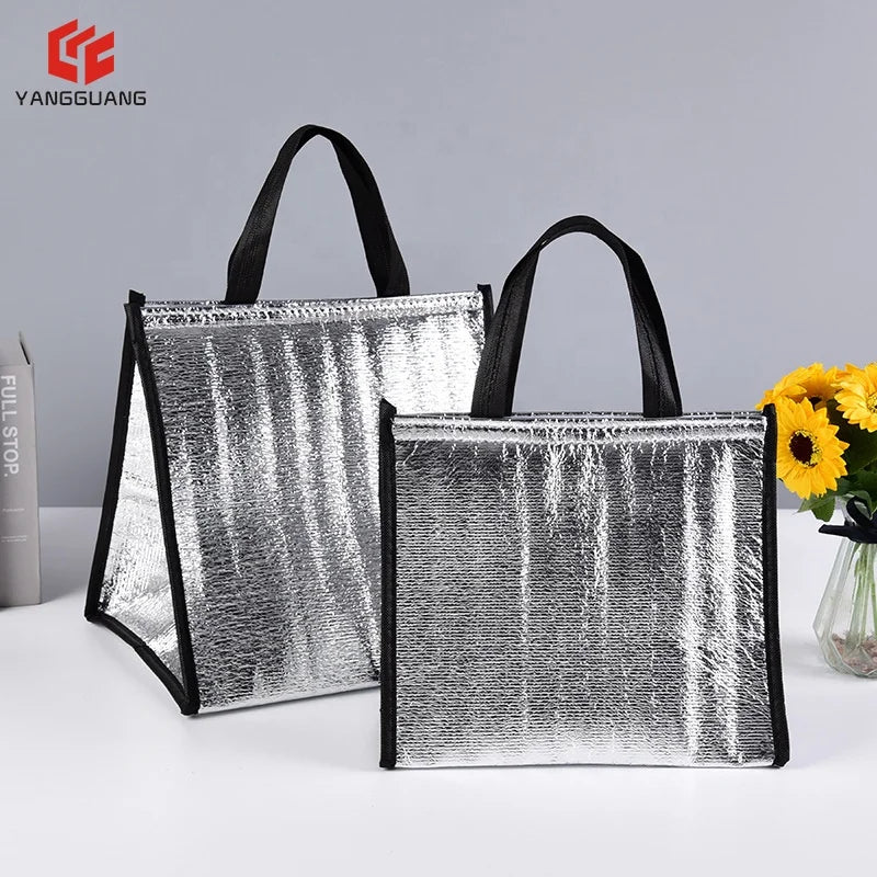 New Design Insulated Shopping Cooler Lunch Bag Factory Price Tote Sandwich Bag for Shipping