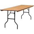 Restaurant Wedding Farmhouse Outdoor Rectangular Banquet Folding Dining Table