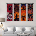 500 Designs 70*25cm Anime on Piece Resin Zoro Nami Paintings Nica Luffy Ace Shanks Robin Hanging Cloth Poster Wall Scroll Poster