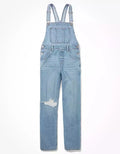 Custom Women's Casual Denim Overalls Loose and Wide Leg Pants Fashion Women's Clothing