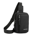 Diagonal Nylon Chest Bags Trendy Small Crossbody Sling Backpacks Waterproof Phone Chest Bag for Travel