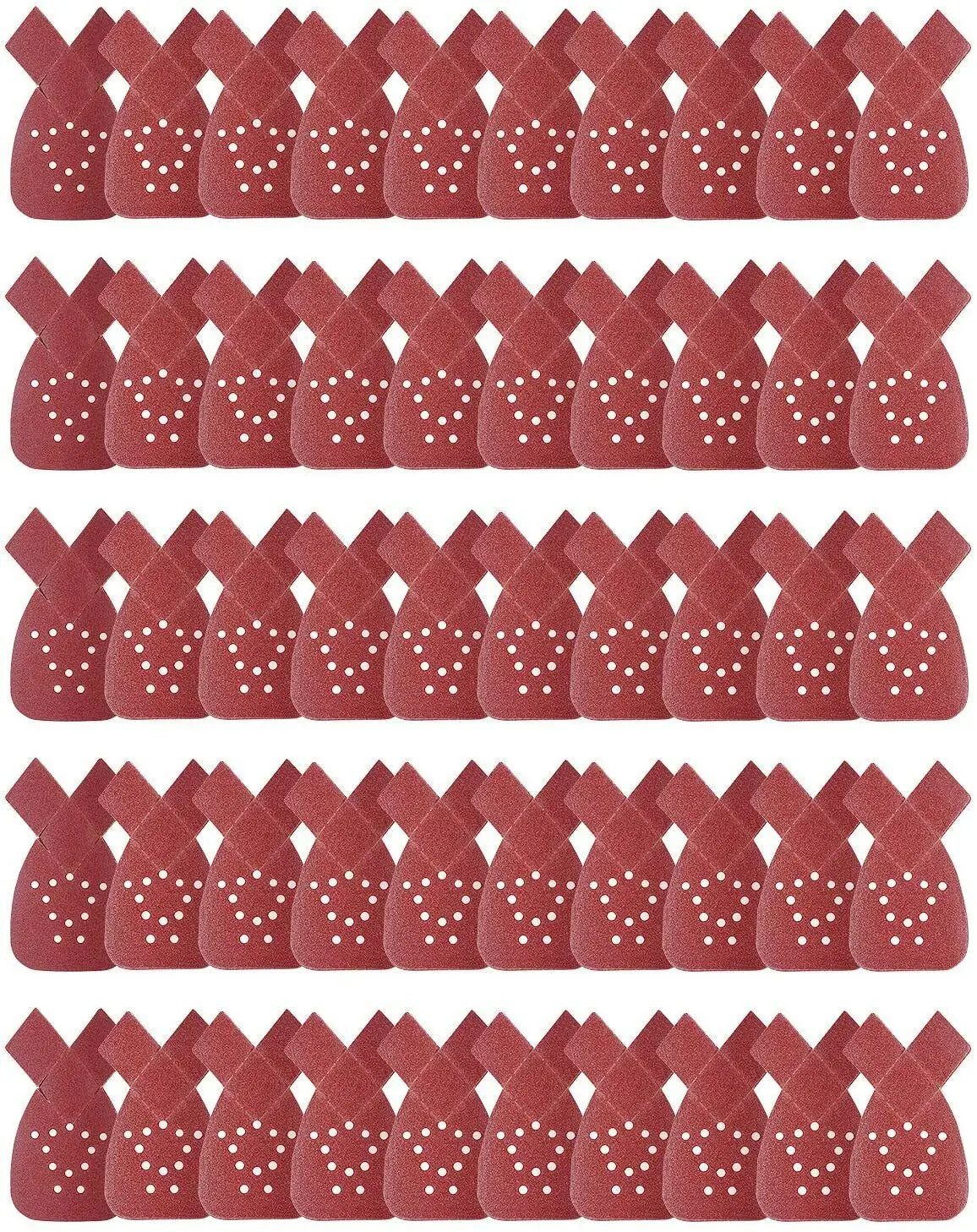 53pcs-set 1590pcs-carton 60-240 Grit Mouse Sandpaper Hook Loop Sanding Pads Compatible with Detail Sander