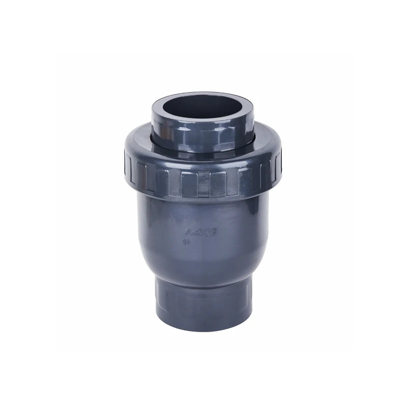 High Quality DN65 to DN100 Union Socket Vertical Check Valve Pvc Ball Check Valve 2-1/2 to 4 Inch Upvc Plastic Check Valves