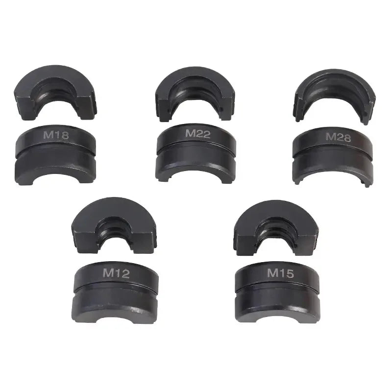 M-Shaped Hydraulic Crimping Dies 12 15 18 22 28mm Steel Mold Stainless Steel Copper Pipes Pro Press Tube Clamp Jaw 220V CW-1632