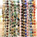 Wholesale Faceted Natural Tiger Eye Stone Beads 6*3.5mm Coin Shape Loose for DIY Jewelry Making