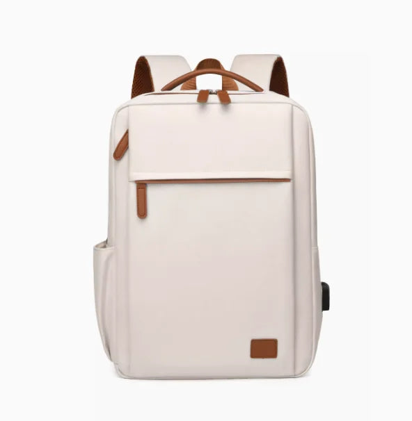 Women's Business Dual-Shoulder Bag Simple and Casual Laptop Bag for Business Trips and Travel Backpack