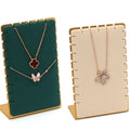 Luxury Multiple Necklace Holders Jewellery Display Racks Freestanding Chain Jewelry Organizer Neck Display Stand