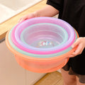 Factory Direct Supply Household Multi-purpose Plastic Round Basin for Vegetable Fruit Washing Transparent Kitchen Washbasin