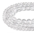 Jewelry DIY Beads Findings Clear Quartz 4mm 6mm 8mm 10mm Natural Gemstone for Bracelet Making Energy Healing Crystals