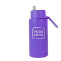 Hot Sale 32Oz Large Capacity 1.5L Vacuum Flask Set Solid Color Simple Silicone Rope Car Portable Sipette Cup New Design
