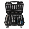 110pcs GTYPRO RTS Workshop Hardware Hand Tools Kit CR-V Taiwan Quality Socket Set Ratchet Wrench Spanner 1/4 1/2 OEM Hard Case