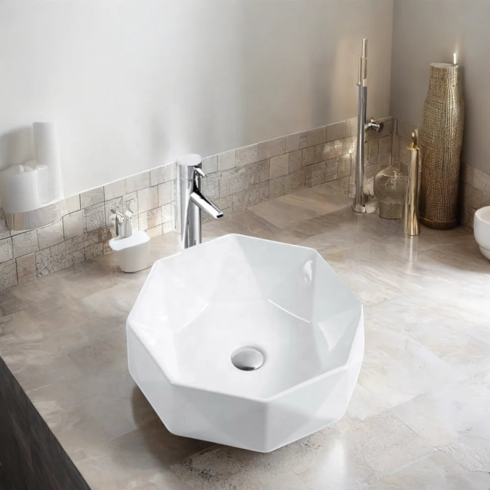 China Factory Art Basin Sink Ceramic Washing Basin with Stylish Design for Bathrooms