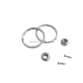 Ivoduff Wholesale Metal Keychain Keyring With Bead and Screws