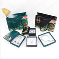 Vintage Fashion Jewelry Packaging Box Set Jewellery Box Package Gift Card Jewellery Storage Handbag