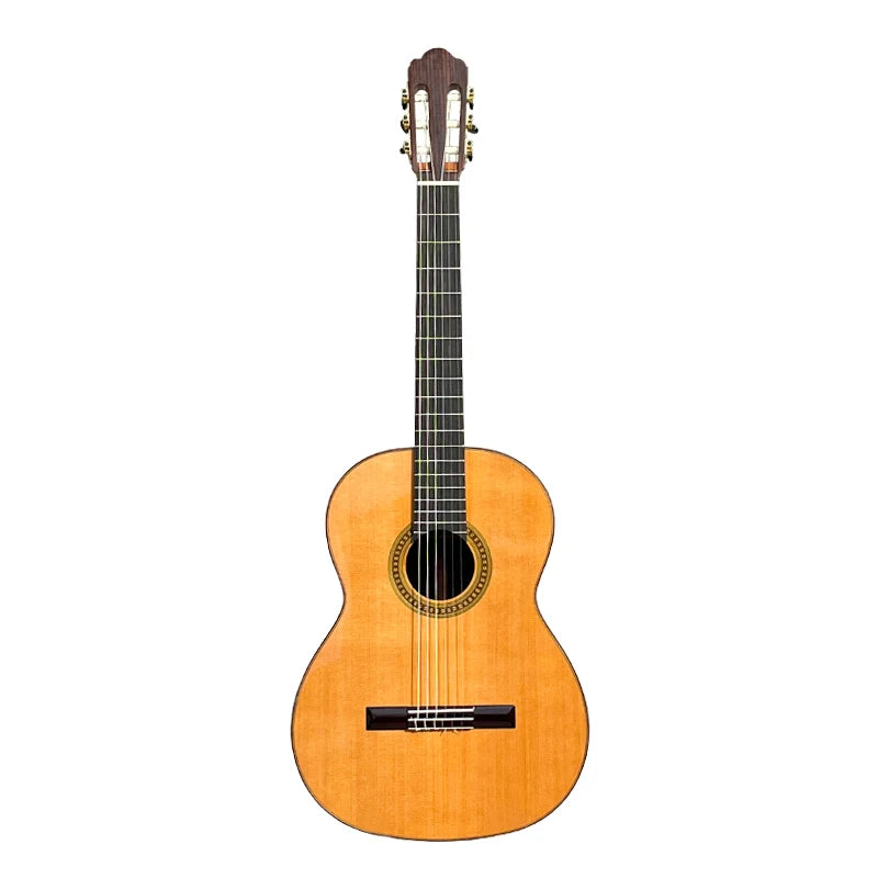 China Aiersi Brand Master Level All Solid Vintage Classical Guitar Handmade Nylon String Classic Guitars String Instruments