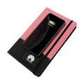 Unbreakable Customized A5 PU Leather Planner Journal Dairy Gift with Power Bank Wireless Charger LED logo for Christmas Business