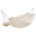 Durable Polyester Cotton Canvas Hammock Modern Portable Hanging Swing Bed Foldable Outdoor Furniture Max 300kg Capacity