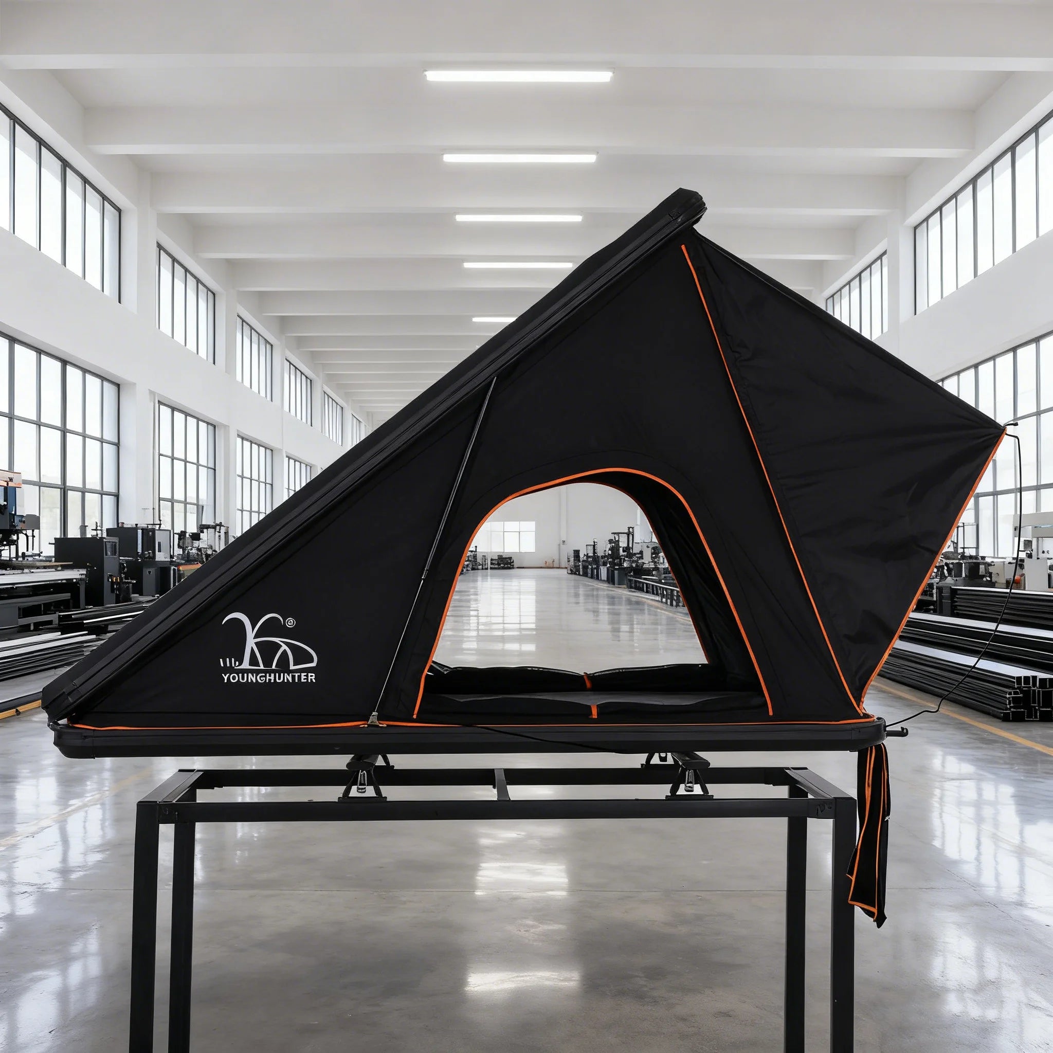 Hot Selling Triangle Aluminum Hard Shell Off Road Suv Cars Pop up Outdoor Roof Top Tent