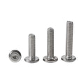 Taily Factory Wholesale Carbon Steel Nickel Plated Crib Accessories Screws Hex Socket Flat Head Bolts Furniture JCB Screws Hex D