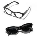 Maillard Retro Sunglasses UV400 Blue PC Plastic Frame Custom Logo Fashionable Protection Wholesale for Men and Women