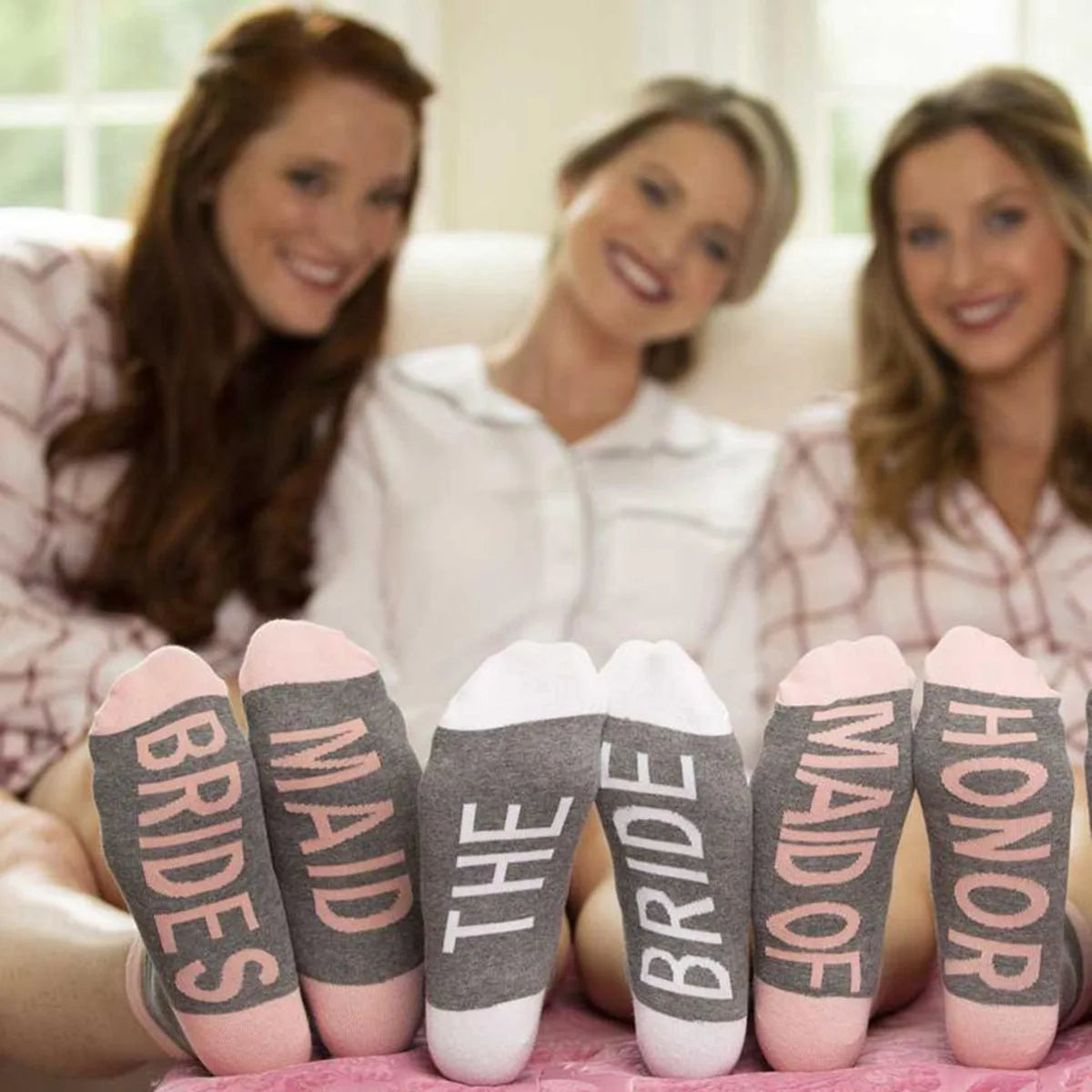 PAFU Bachelorette Party Favors Bridesmaid Gifts Bride Bridesmaid Groom Groomsman Socks