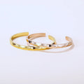 Women Accessories Hot Selling Jewelry Stainless Steel Fashion Ringent Handcuff Bracelet and Bangles 990