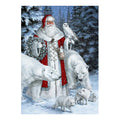 Ever Moment Diamond Painting Santa Claus Christmas Full Square Drill Wall Decor Cross Stitch Diamond Embroidery Mosaic S2F2400