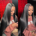 180 Density 13x1 T Part Wig Natural Straight Lace Front Wigs Natural Hairline Human Hair Brazilian Hair Hd Lace Frontal Wigs