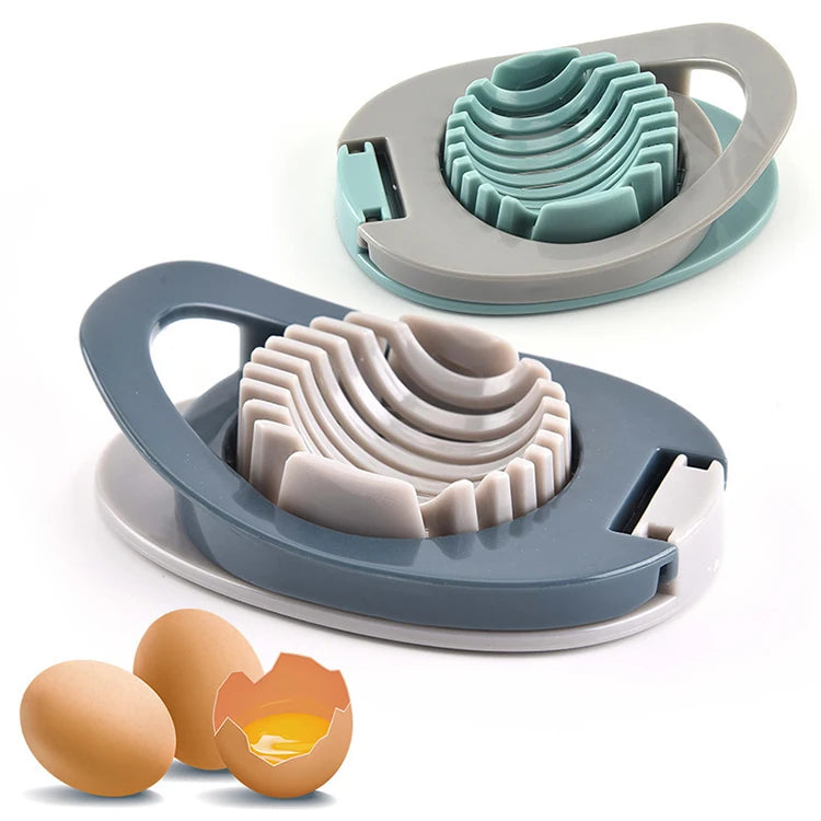 Easily Divide Eggs Plastic Egg Slicer Kitchen Gadgets Tool Stainless Steel Wires Egg Cutter