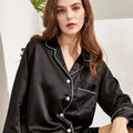 Fung 6002 New Design Womens Silky Satin Pajamas Luxury Loungewear Two Piece Sleepwear Sets