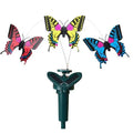 Solar Battery Powered PVC Artificial Flying Hummingbird and Butterfly Bird Vibration Fluttering Yard Stake Garden Decoration