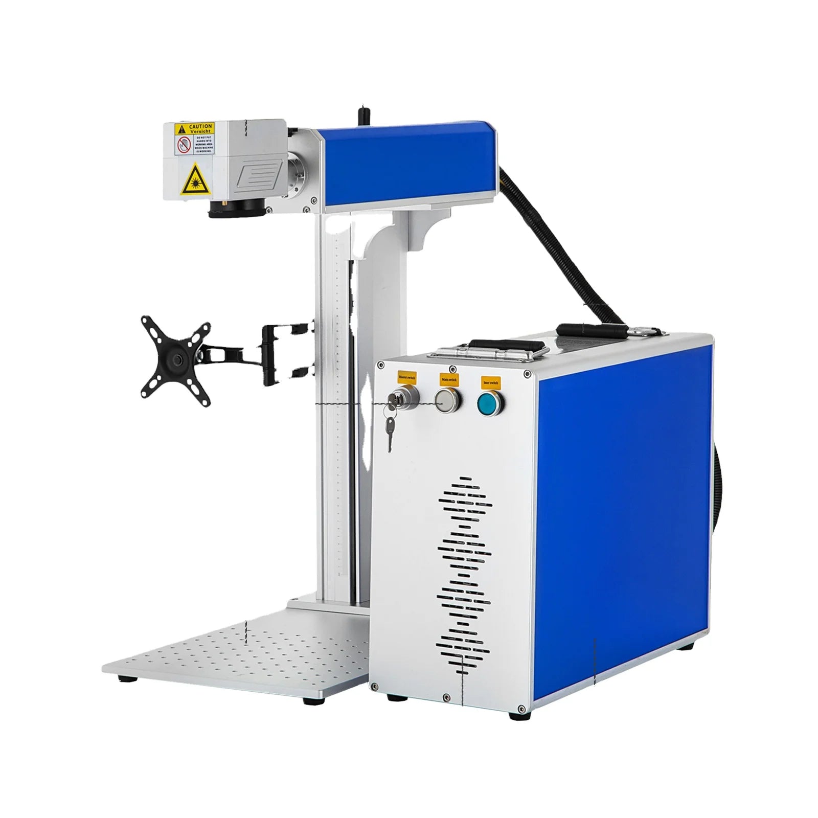 Sihao Outstanding Quality 30W Fiber Laser Marking Machine Separated Type 150x150 mm Marking Good Condition