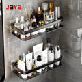 JAYA Toilet Furniture Hardware Rack Free Punch Suction Cup Toilet Washstand Wall Hanging Supplies  Bathroom Storage Shelf