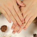 Factory Wholesale Eco-friendly New Fashion Nails Stickers Gold Christmas Geometry Nail Art Stickers Logo for Diy Nail Art