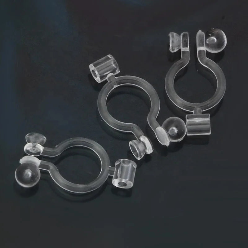 New Style Without Needle Cutting Ear Clip Invisible Resin U-Shaped Earring Clip Popular Accessories Findings