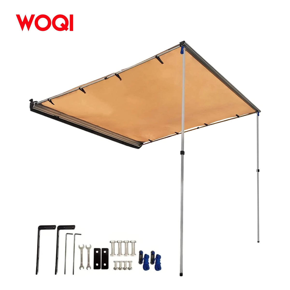 WOQI Customizable Tent for 3-4 People All Seasons Aluminum Alloy Frame 2000-3000mm Waterproof Index