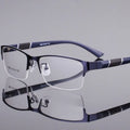 806 Fashion Name Brand Spectacle Metal Frames Optical Glasses Half Frame for Men Office