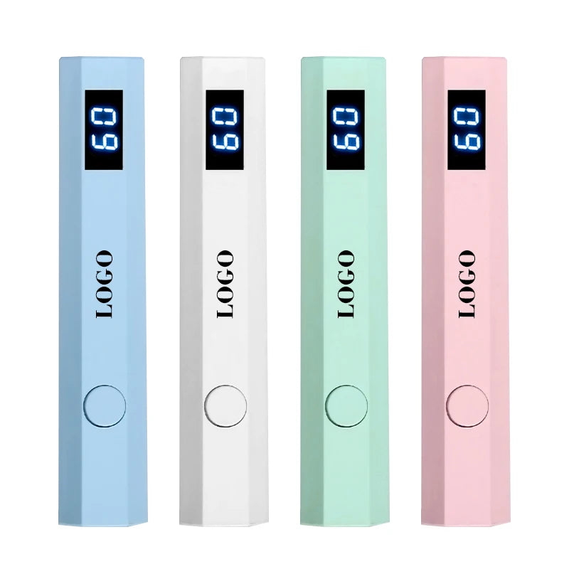 2025 New Nail Dryer Uv Led Lamp Nail Polish Dryer Machine 180mah Rechargeable Portable Mini Uv Led Gel Nail Lamp for Home Use