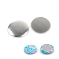 Guanfeng Eco-Friendly Metal Aluminium Cap Flat Base Custom Flat Back Fabric Cover Garment Buttons