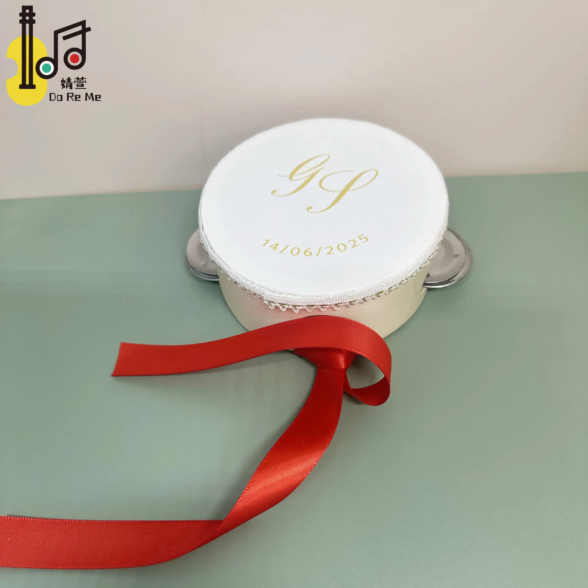 2024 4inch Mini Tambourin Wholesale Dance Party Church Favor Wedding Personalized Tambourine Musical Instruments for Kids Adults