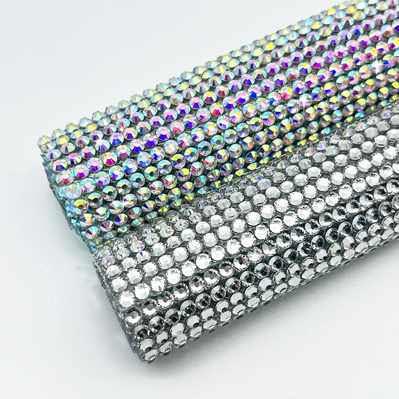 Wholesale 4.8mm Flatback AB Crystal Rhinestone Sticker 3D DIY Glass Diamond Loose Rhinestones Sheet for Craft Hotfix Technics