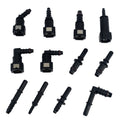 Car Fuel Quick Release Coupler Connector ID6 7.89 ID6 ID8 ID10 Line Hose Nylon Rubber Oil Coupler Auto Fuel Line Hose Coupler