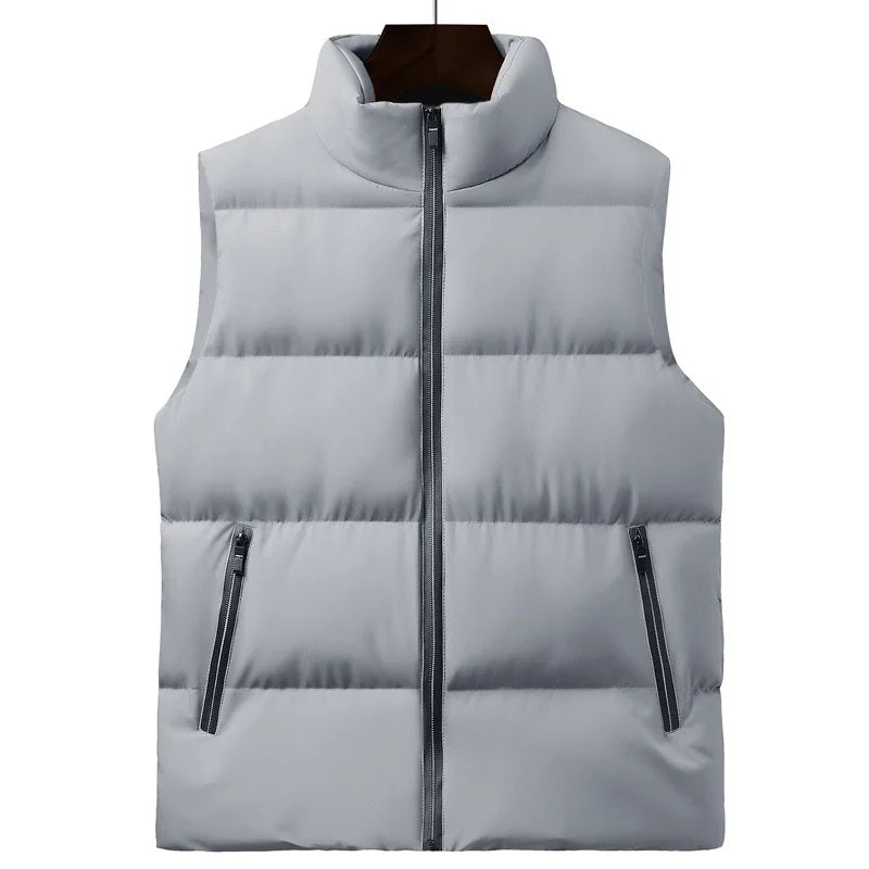 Best Selling Solid Color Soft Breathable Thermal Casual Men Down Vest