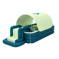 Outdoor Friendly Pvc Garden Party 3-Layer Family Above-Ground Pools Inflatable Swimming Pool With Slide and Awning