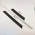 Push Broom Brush Stiff Bristles Broom Head Telescopic Heavy-Duty Outdoor Commercial for Cleaning Bathroom Kitchen Broom